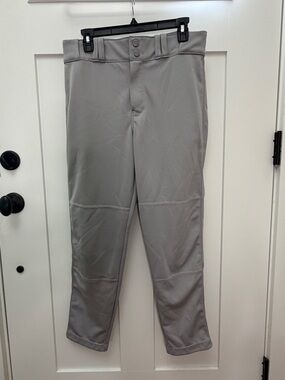 Men's Gray Champro Baseball Pants - Comfort Stretch